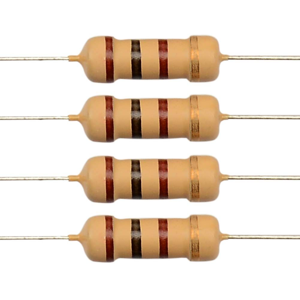 100 OHM 0.25W RESISTOR CFR tolerance 5% 100E 100R Watts