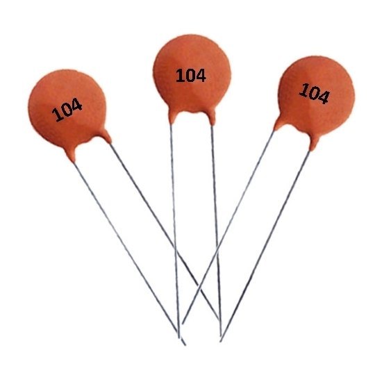 100nf 0.1uf 50V Ceramic disc Capacitor 104