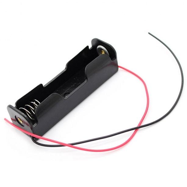 18650 single cell Battery Holder case 3.7 V lithium with Wire