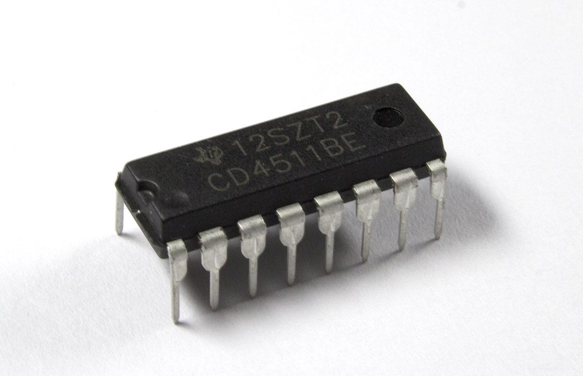 CD4511BD DIP16 HLF BCD TO 7-SEGMENT DECODER DRIVER