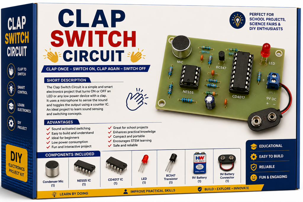 Clap Switch Circuit Kit