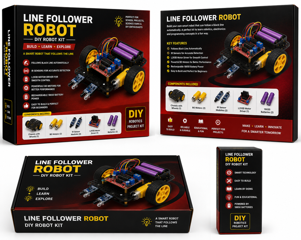 Line Follower Robot Kit