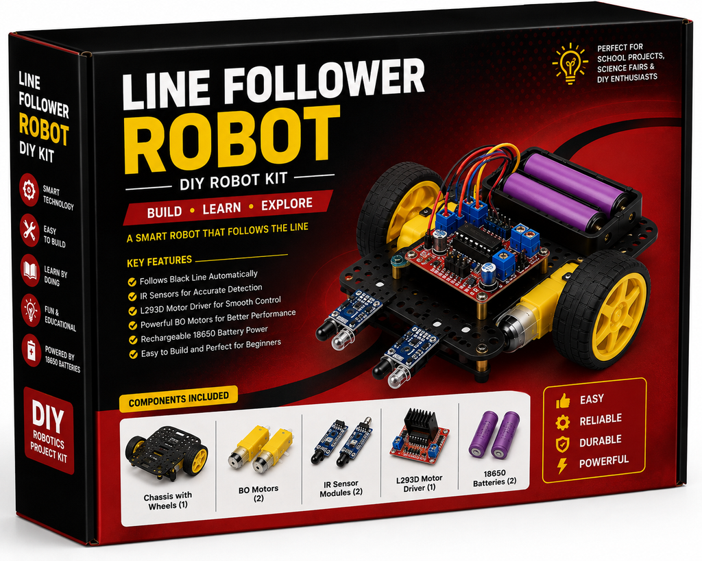 Line Follower Robot Kit