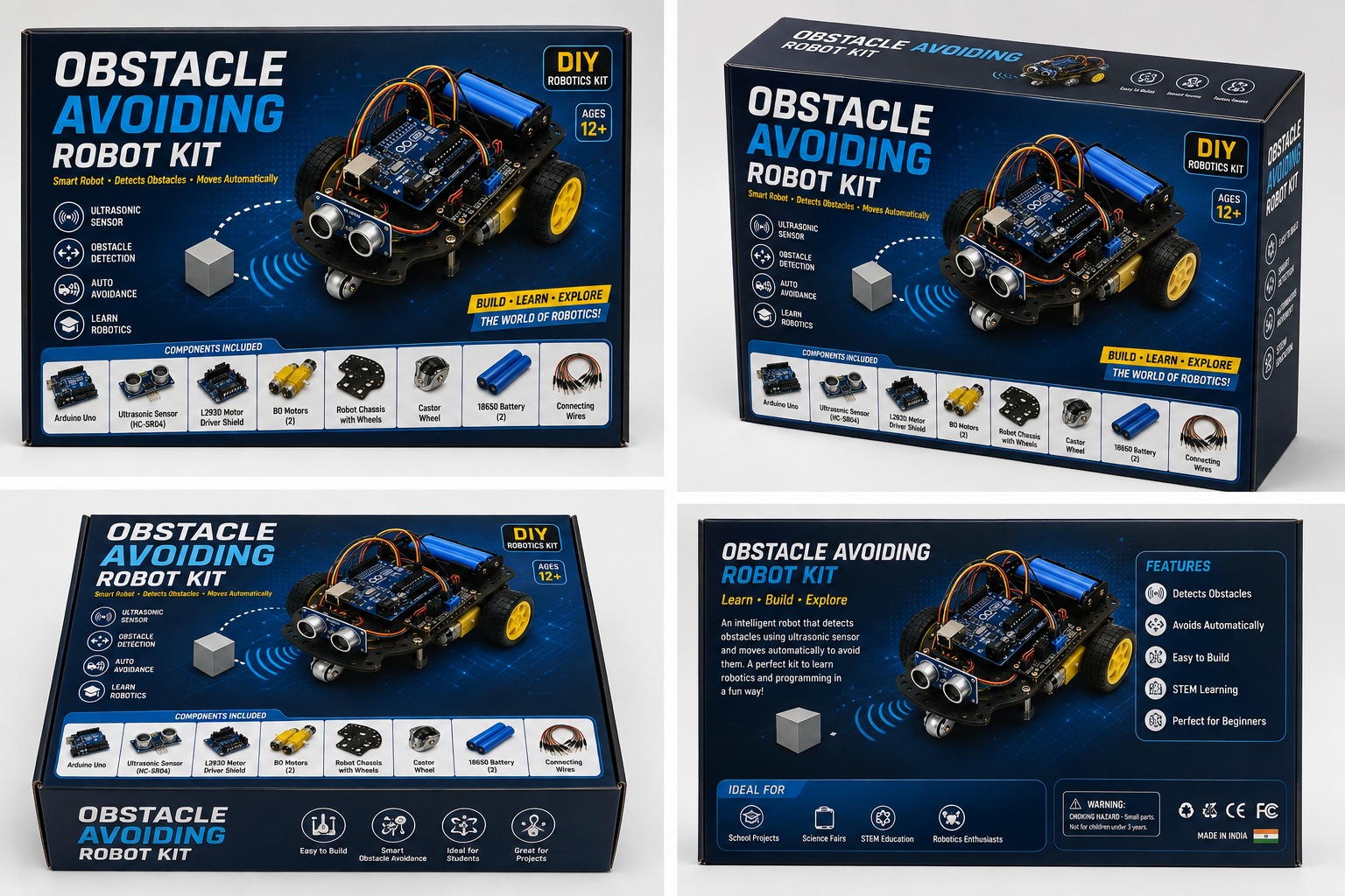 Obstacle Avoiding Robot Kit