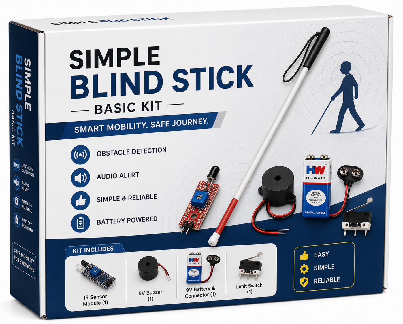 Simple Blind Stick Kit