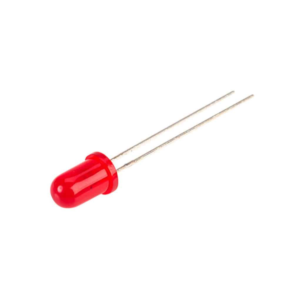 RED 5mm LED DIFFUSED