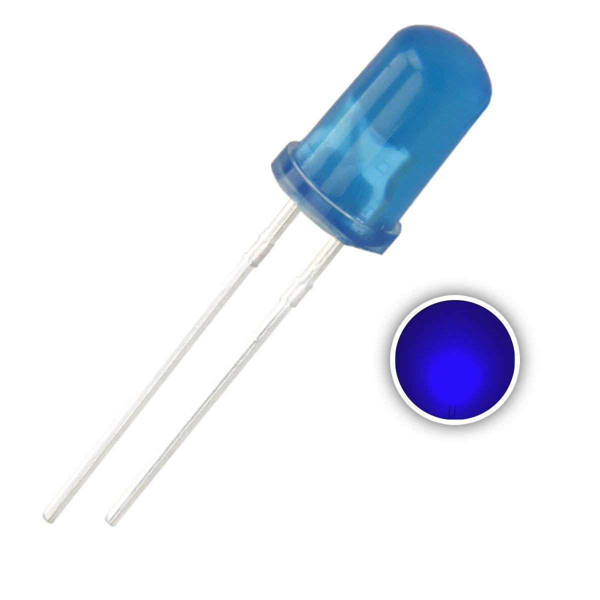 BLUE 5mm LED DIFFUSED