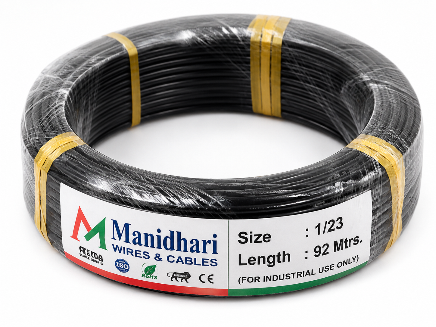 Black 1/23 92 meter Single Strand Wire GAUGE