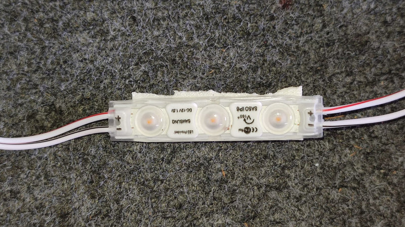Warm white LED MODULE Strips 12V Waterproof 1.5W 70x15MM
