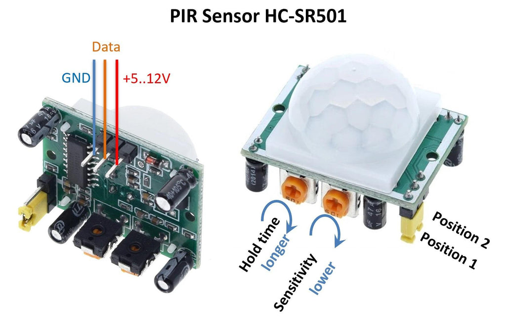 HC-SR501 PIR motion Sensor Pyroelectric Infrared Module SR501