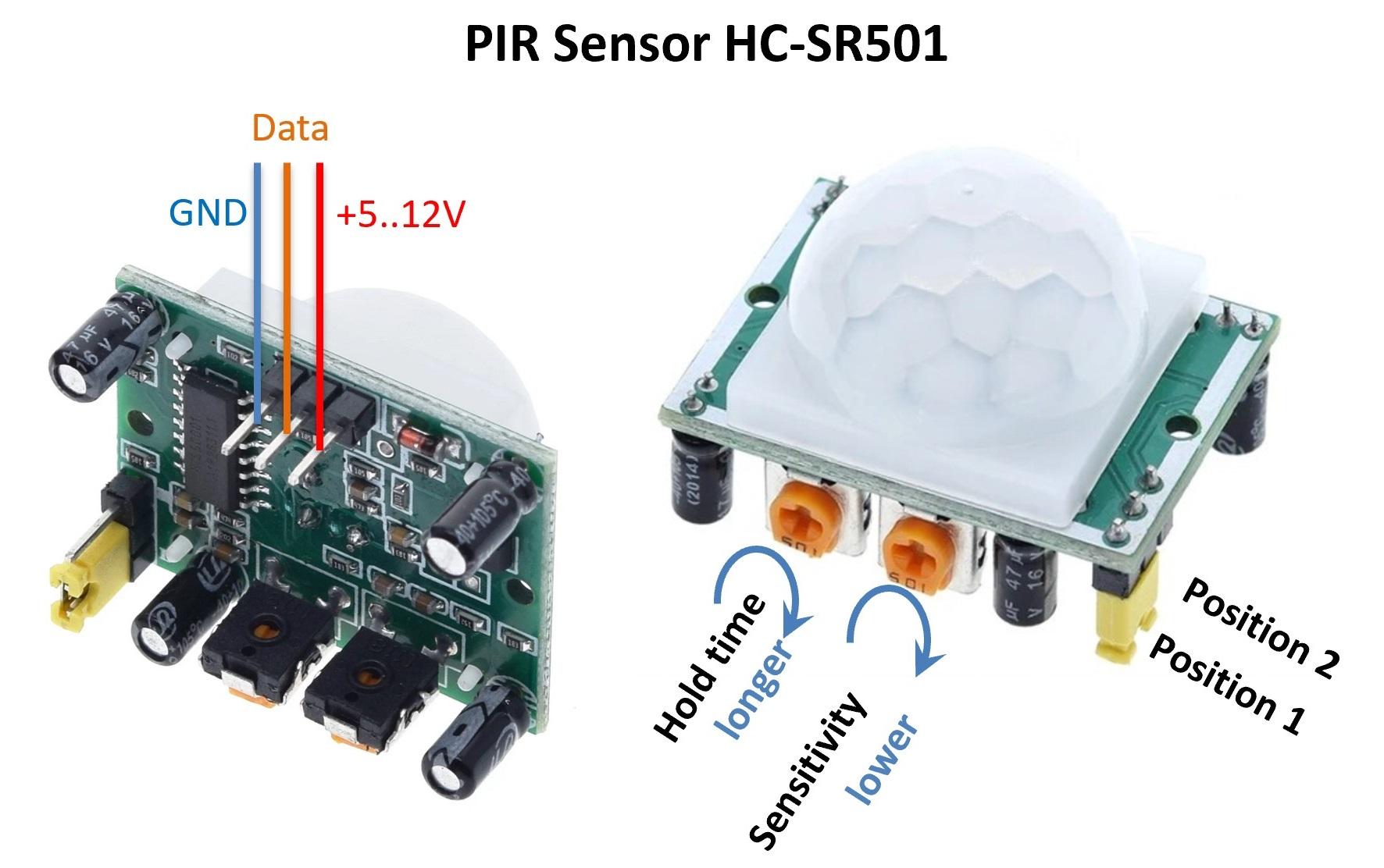 HC-SR501 PIR motion Sensor Pyroelectric Infrared Module SR501
