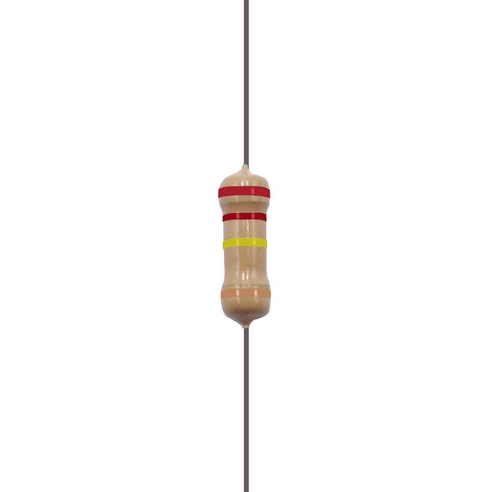 220K 0.25W RESISTOR CFR TOLERANCE 5%