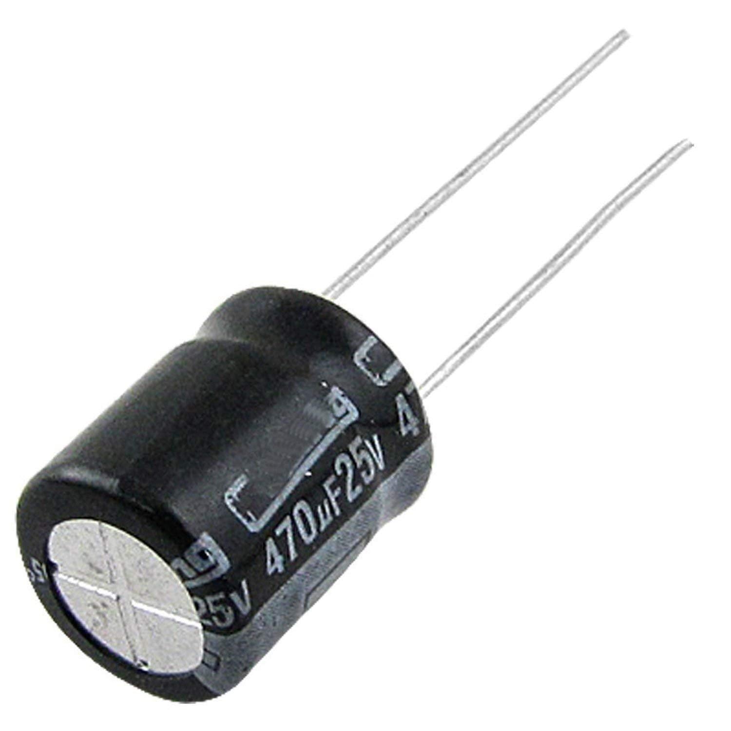 470uF 25V  Capacitor 85C 20% 10x12.5mm